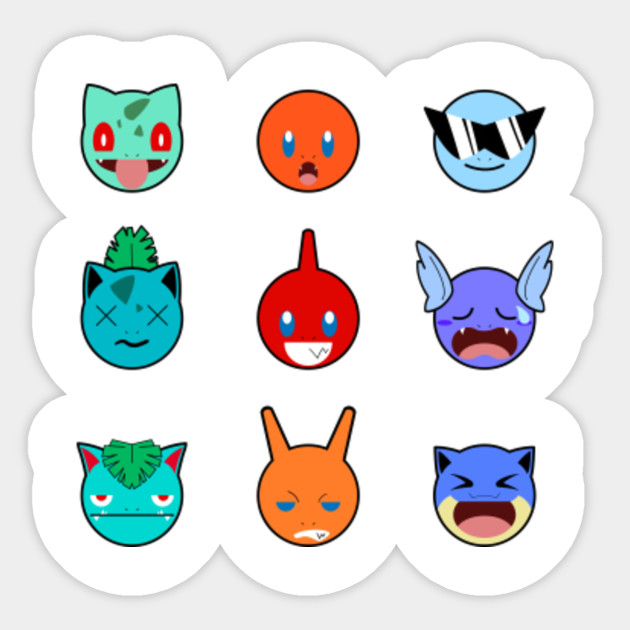 Kanto Starters Pokemojis